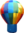 Standballon Gesamthöhe 6m, selbstaufbauend