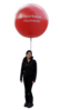 Promoballon-Hülle 1m - Kugelform
